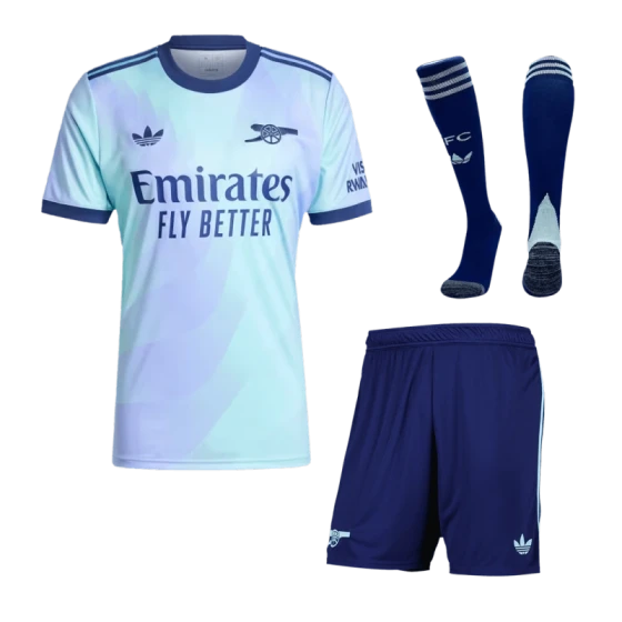 Arsenal Third Away Custom Full Soccer Kit 2024-25