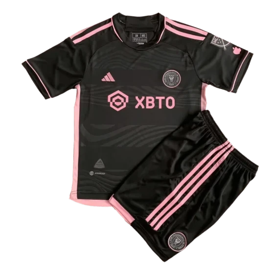 Kids Inter Miami Away Jersey Kit 2023