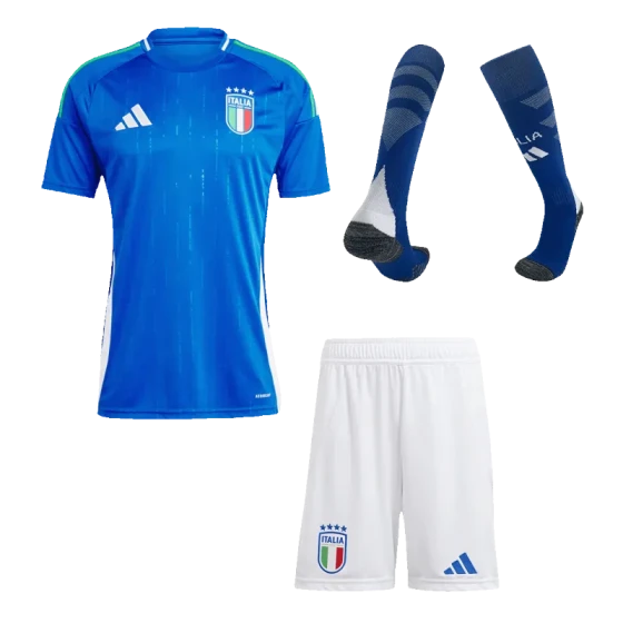 Italy Home Whole Kit(Jersey+Shorts+Socks) Euro 2024