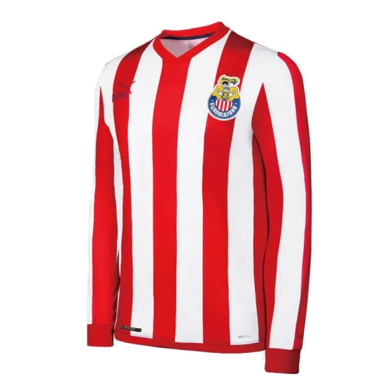 Chivas Guadalajara Soccer Jersey Home Long Sleeve  Retro