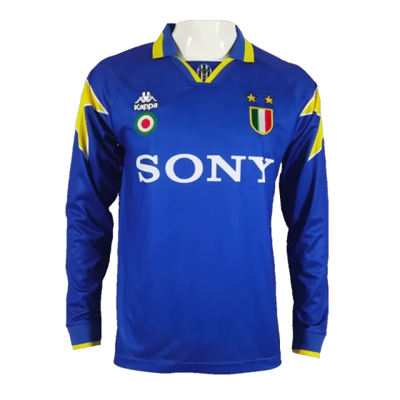 1995-96  Juventus Retro Long Sleeve Jersey Away