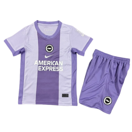 Brighton &amp; Hove Albion  Away Kids Football jersey kit 2025-26