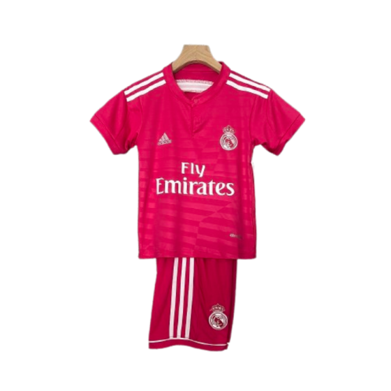 Real Madrid 14-15 Away Retro Kids Kits Vintage Children Sets Football Jersey