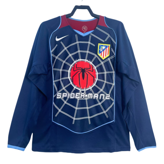Atletico Madrid Retro Away Soccer Jersey Long Sleeve 2004-05