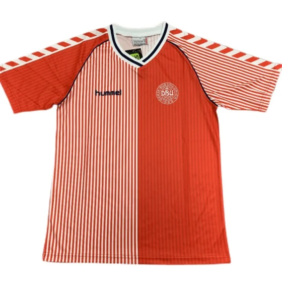 Denmark 1986 Retro Jersey Home