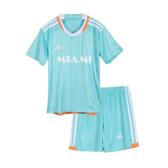 24-25 Inter Miami CF Third Away Soccer Kids Kit Jersey+Shorts