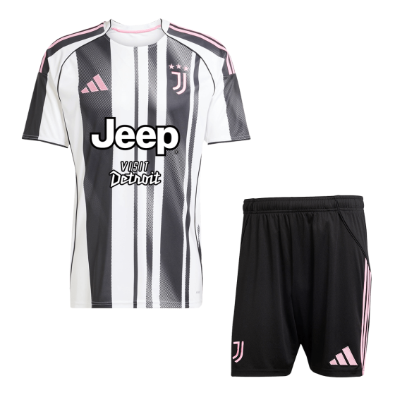 Juventus Home Soccer Uniform Kits 2025-26