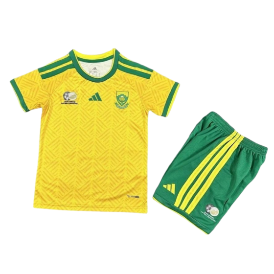 South Africa World Cup 2026 Home Kids Short Sleeve Kit &amp; Jersey + Shorts Fan Version