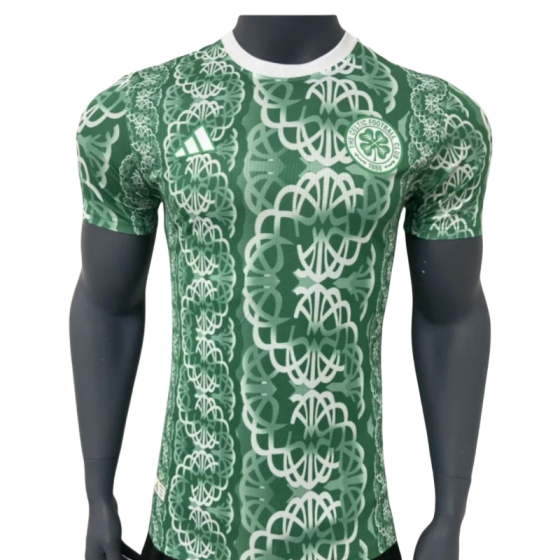 24-25 Celtics Pre Match Jersey Special Edition Short Sleeve Training Soccer Jersey -Fan version