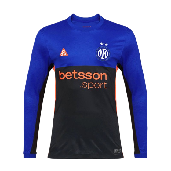 2025-26Inter Milan Fourth Away ACG  Long sleeved Soccer Jersey Fan edition