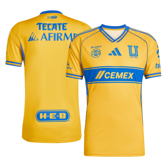 Tigres UANL Soccer Jersey Home Shirt 2025-26