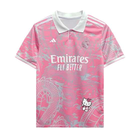 2024/25 Real Madrid player special edition Hello Kitty football jersey
