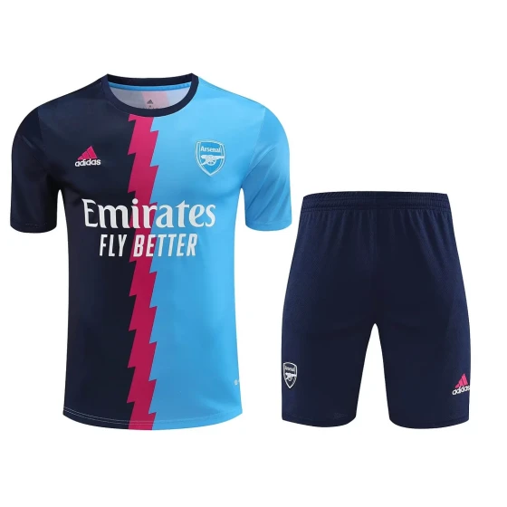 Arsenal Training Kids Kits Wear Blue Set Soccer Jersey  2022/2023
