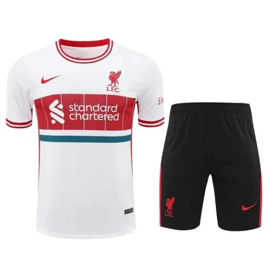 24-25  Liverpool Training Wear White Suit Shirt