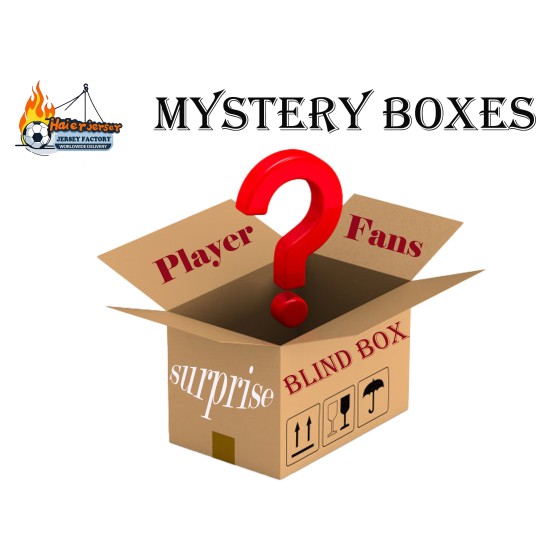 Men's football jersey mysterious box - non customized