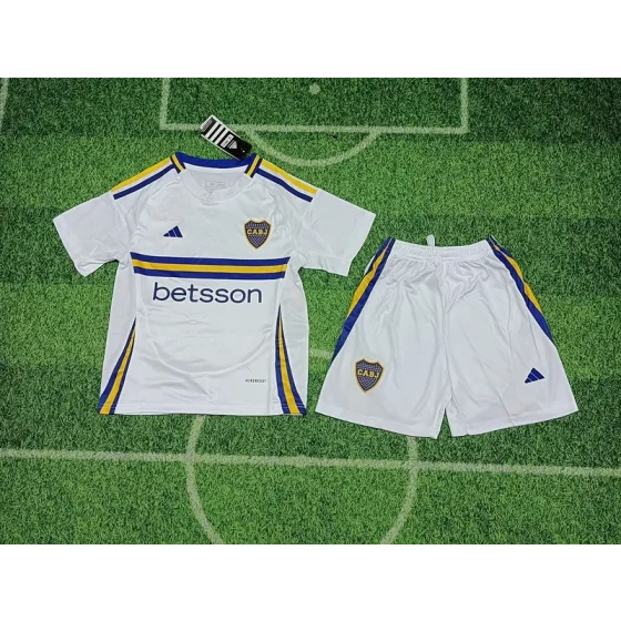 24-25 Boca Juniors Away Kids Kit Jerseys+Shorts