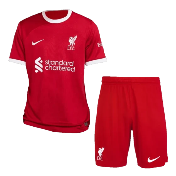 23-24 Liverpool Home Kit Shirt+Short