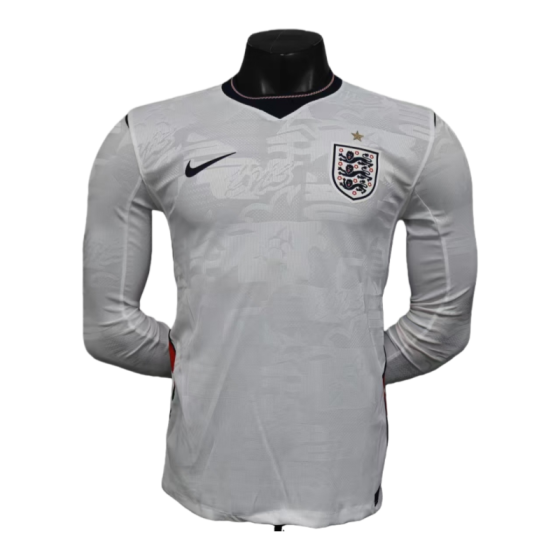 2026 England World Cup Home  Long Sleeve Soccer jersey Player version