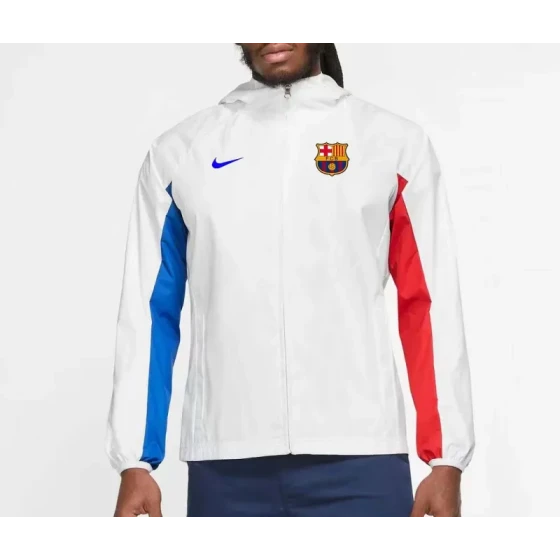 23-24 Barcelona Jersey Windbreaker White