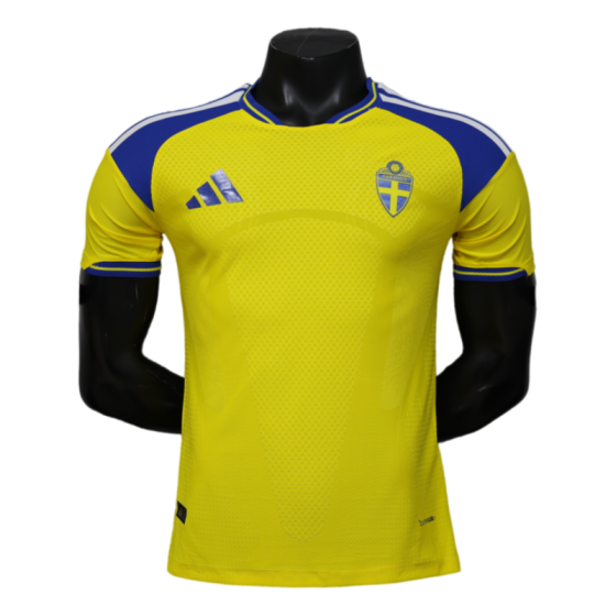 Sweden World Cup 2026 Home Short Sleeve Kit &amp; Jersey Player Version
