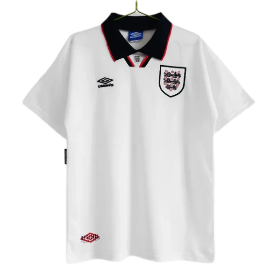 1994/95  England Retro Soccer Jersey Home Replica