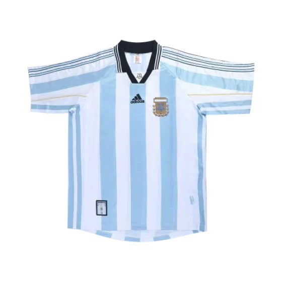 Argentina Retro Jersey Home World Cup 1998