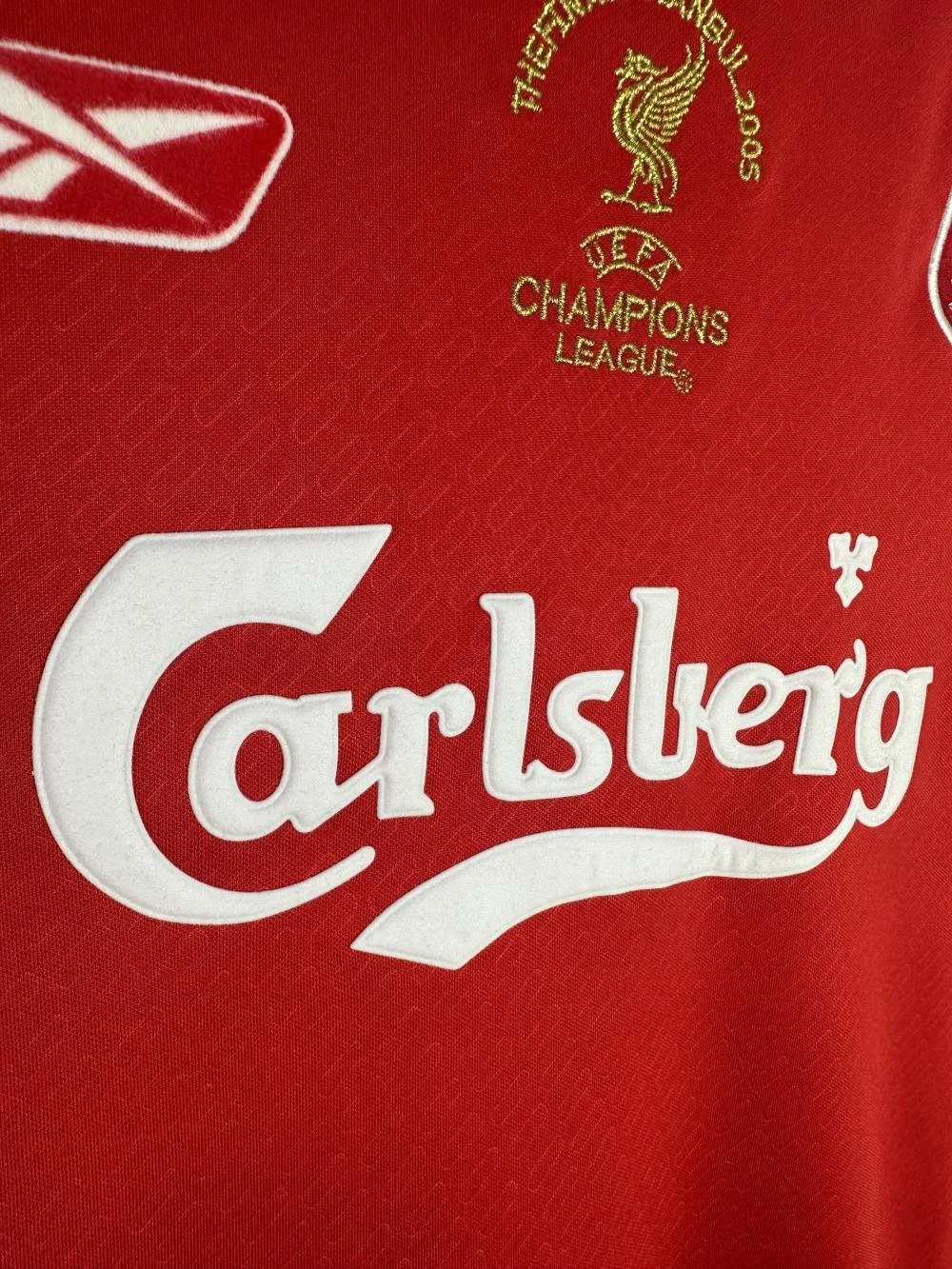 Retro Liverpool FC Home Football Jersey Long Sleeve 2004/2005
