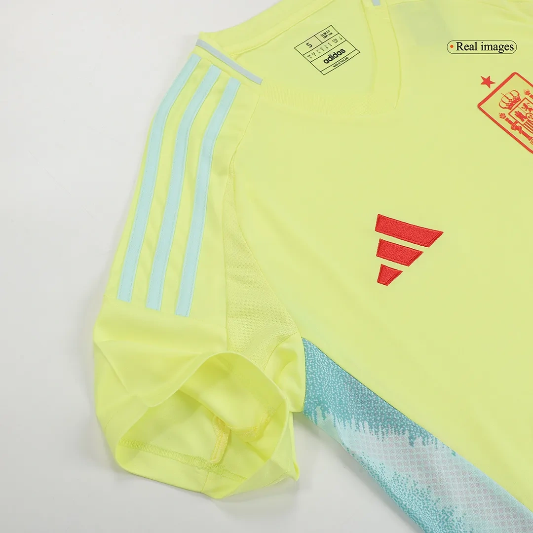Spain Away Kit(Jersey+Shorts) Soccer Uniform Euro 2024