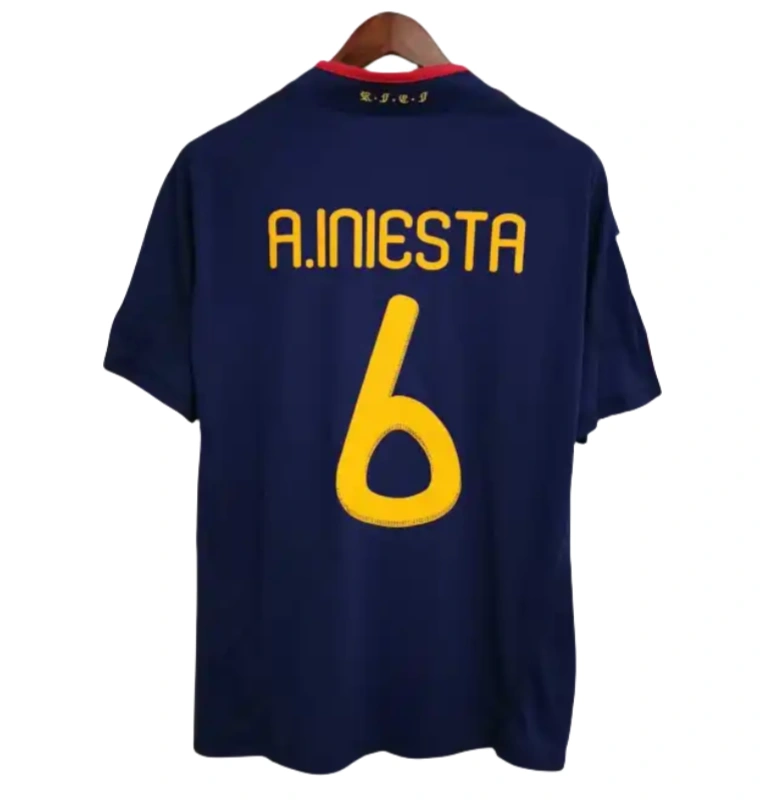 Spain Retro Jersey Away World Cup Final 2010