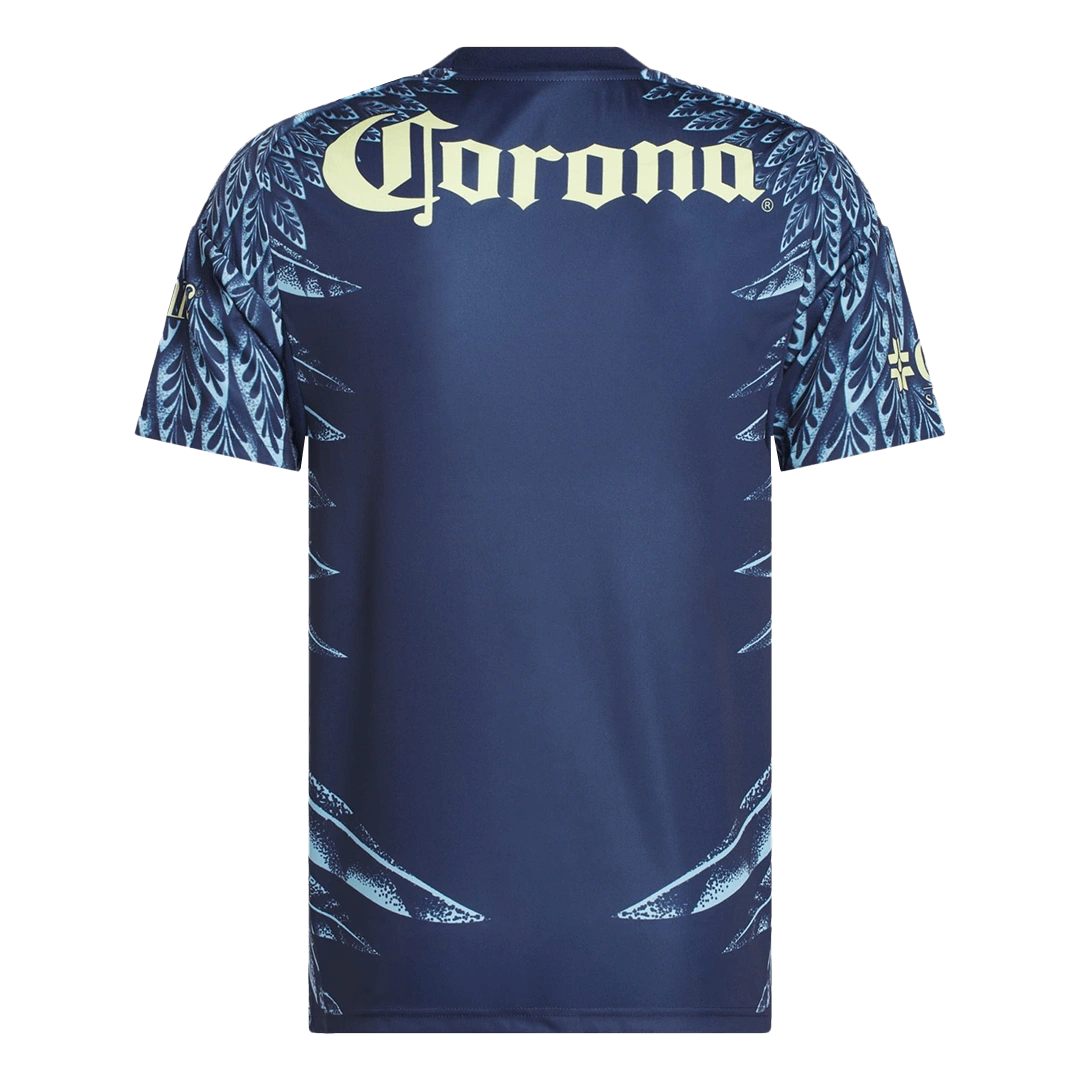 Club America Away Soccer Jersey 2025-26 Navy -Fan version