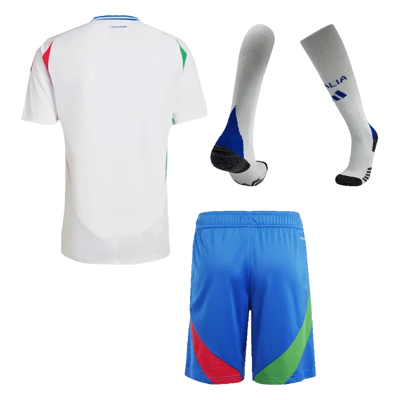 Italy Away Whole Kit(Jersey+Shorts+Socks) Euro 2024