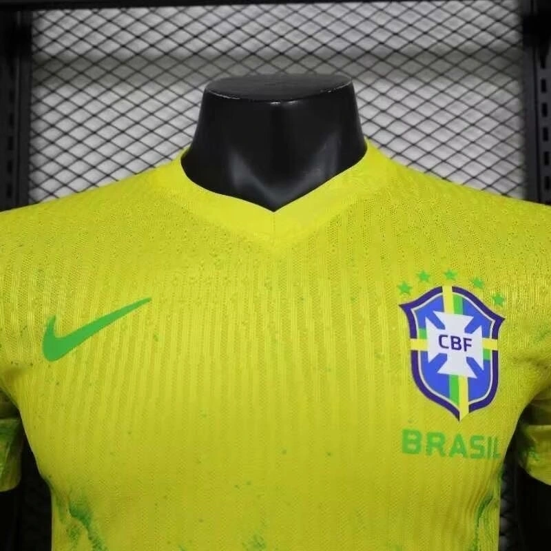 2025-26 Brazil Yellow Special Edition Soccer jersey Player version