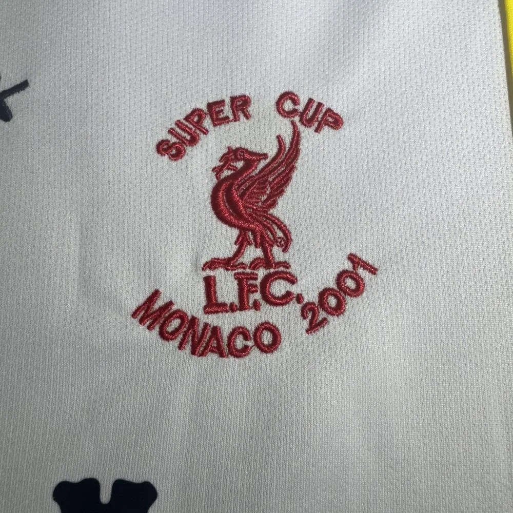 Retro Liverpool Away Football Jersey 2001/2002