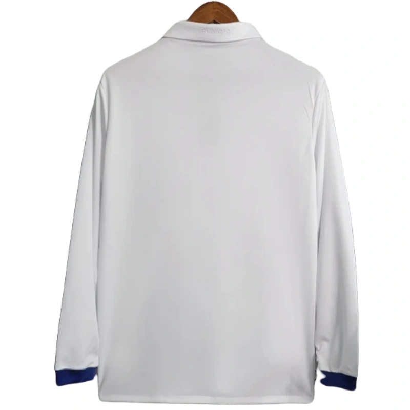 2016/17 Real Madrid Retro Long Sleeve Home Jersey