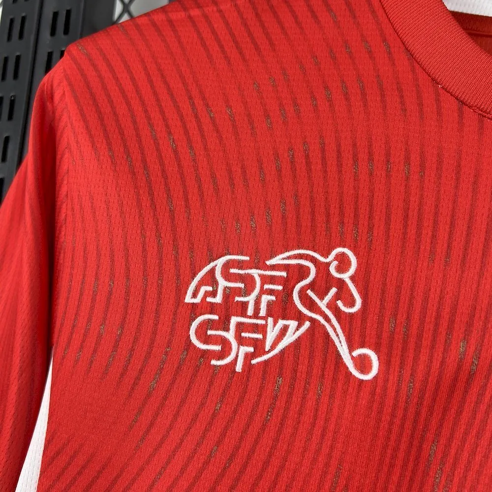 2026 World Cup Switzerland Home Soccer Shirt Fan Edition