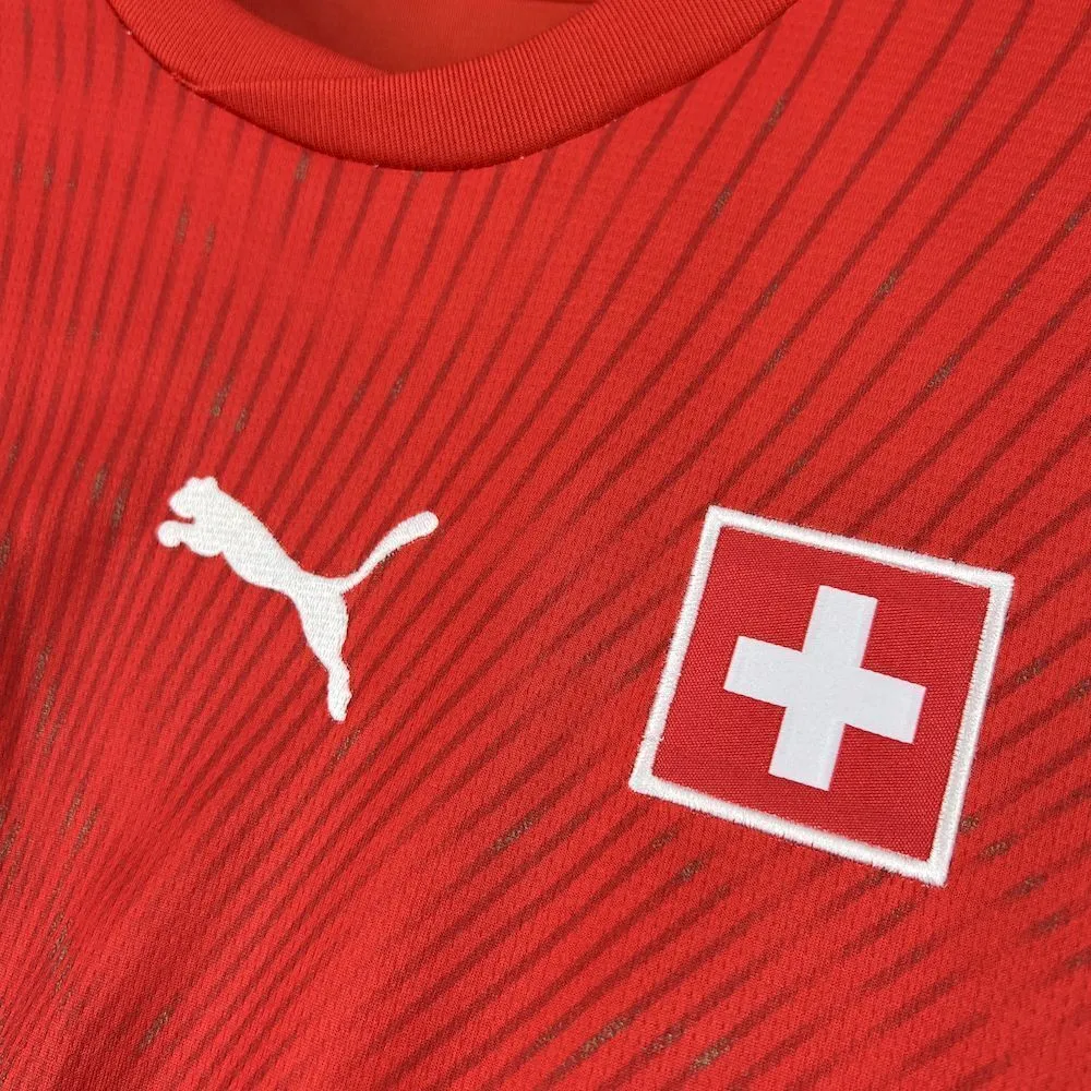 2026 World Cup Switzerland Home Soccer Shirt Fan Edition
