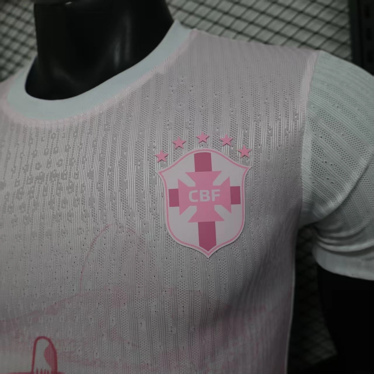 2025-26 Neymar Brazil Pink Special Edition Football Shirt Player version