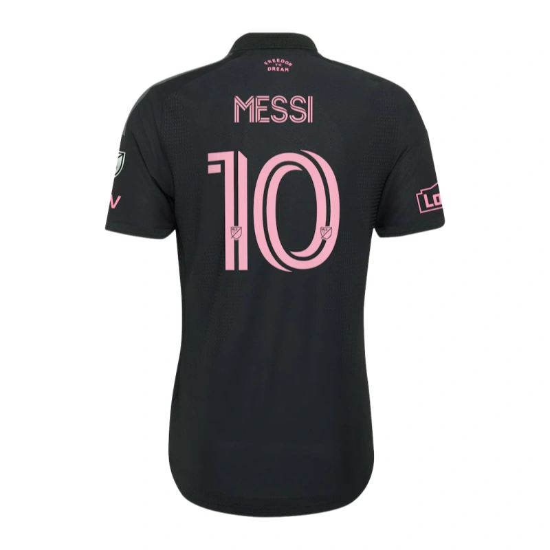 Miami International Messi's 2026 Black Field Commemorative Football Shirt Player version
