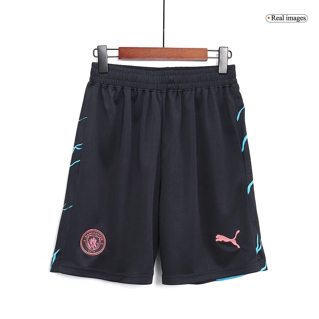 2023/24 Manchester City Third Away Kit Jersey+Shorts