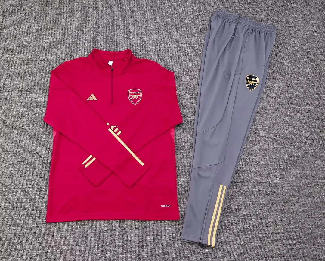 Arsenal Half-Pull Training Suit Red Football Shirt 2023/2024