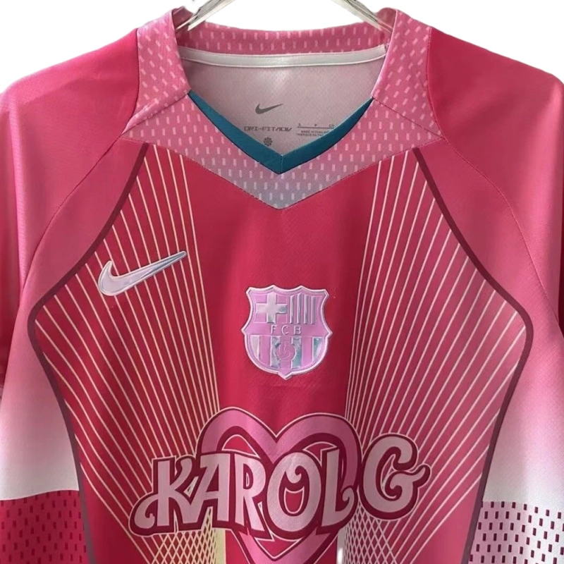 Barcelona Pink Barbie Princess's Mermaid special Edition Football Shirt 2025-26（Non customized）