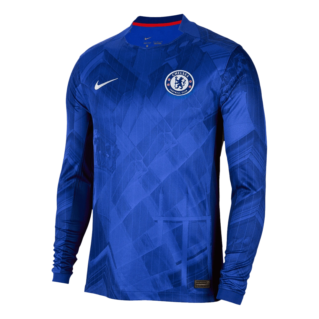 Chelsea Long Sleeve Jersey Home Football Shirt 2025-26