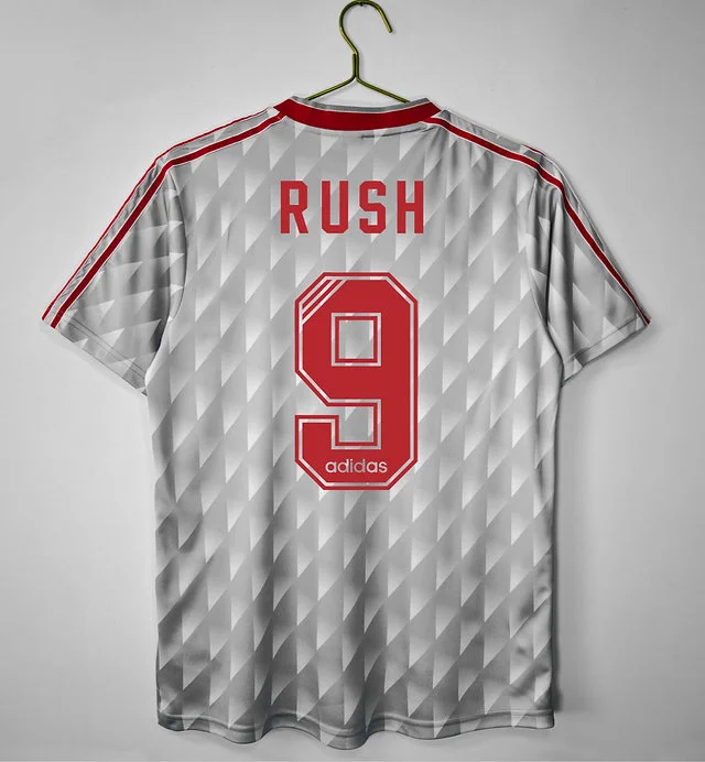 RUSH #9 Liverpool Retro Jersey Away Shirt 1989-91