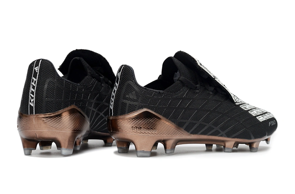F50 shoelace fully knitted waterproof FG Football Shoes