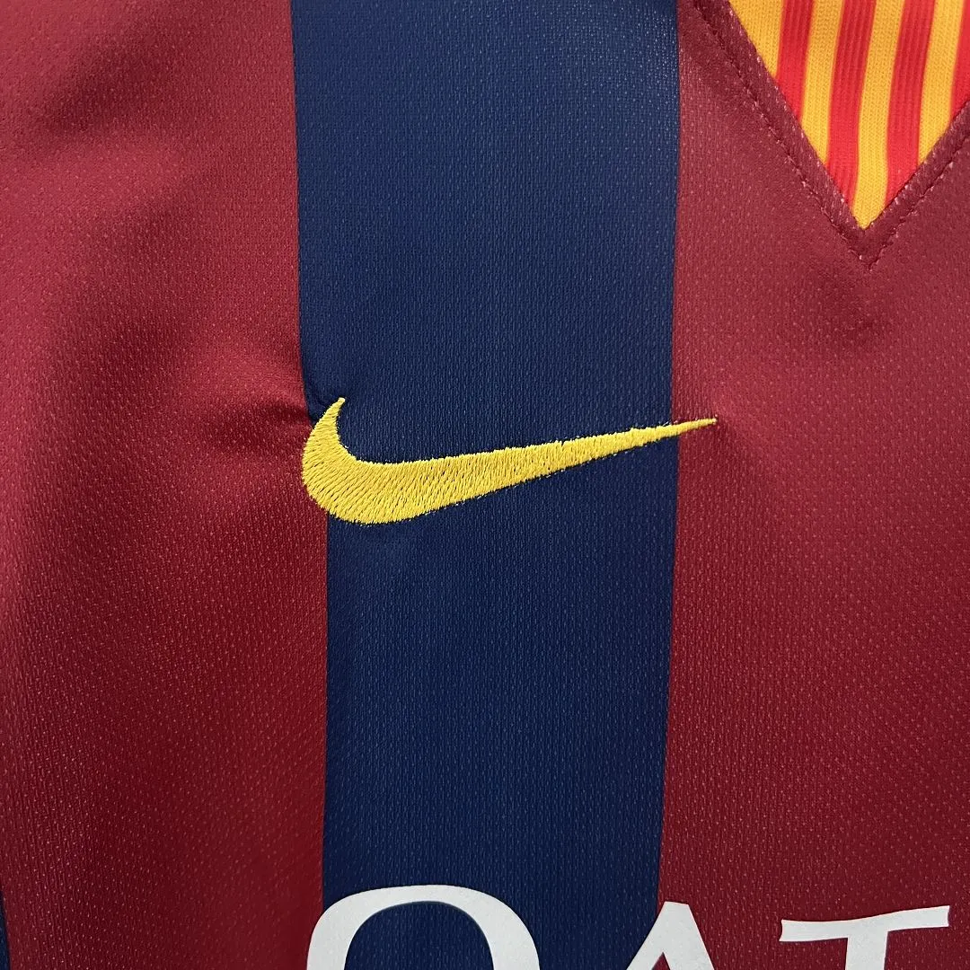 14-15 Barcelona Home Retro Kids Kit Football Jersey