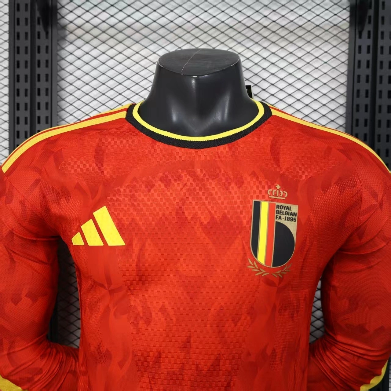 2026 Belgium World Cup Home Long Sleeve Football jersey Player version