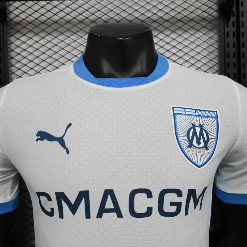 24-25 Marseilles Home Soccer Jersey Player Version