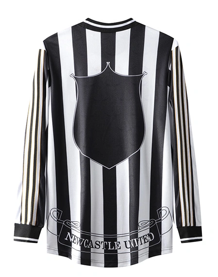 Newcastle United Retro Home Long Sleeve Football Jersey 97-99