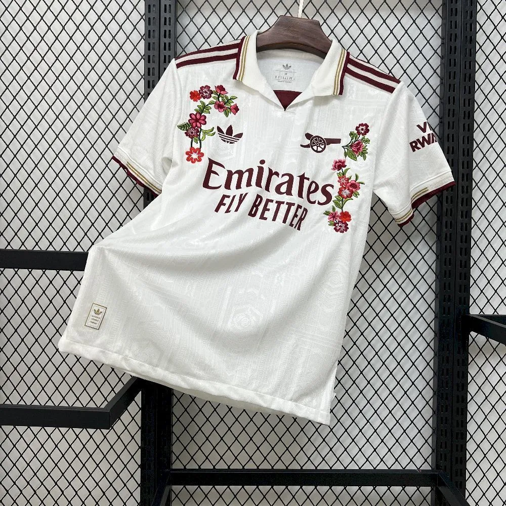 25-26 Arsenal Third Rose Embroidery Special Edition Football Jersey Player version