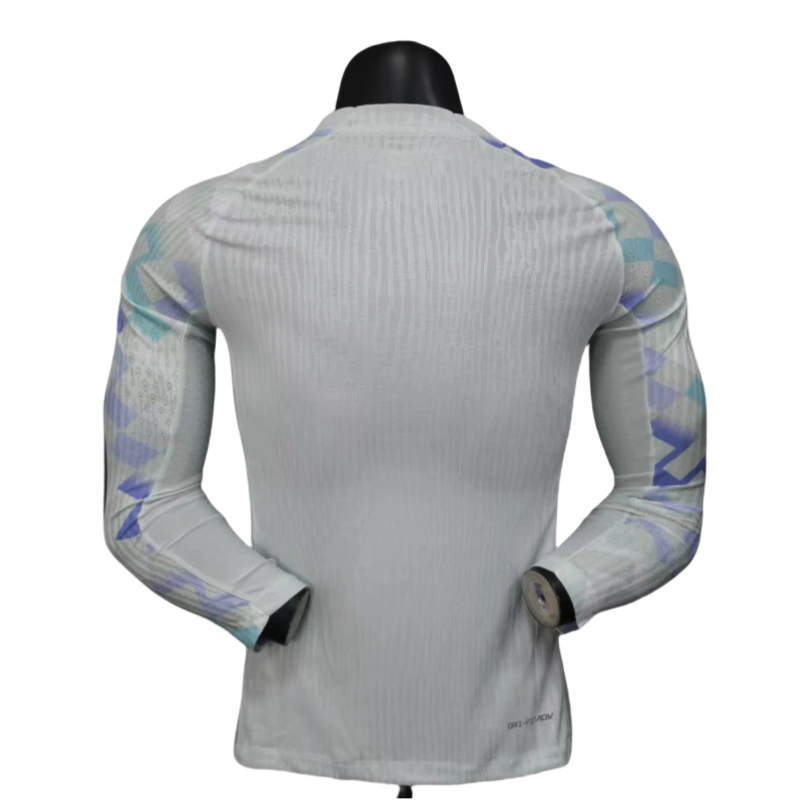 Inter Milan Away Shirt SOccer Jersey Long Sleeve Player Version 25-26